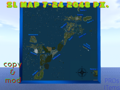 SECOND LIFE MAP SIZE visual data 3